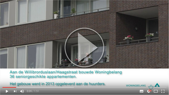 Nieuwbouw senioren appartementencomplex aan de Haagstraat/Willibrorduslaan